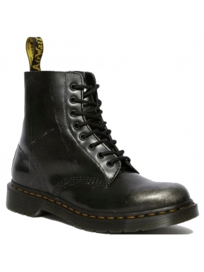 Dr.Martens 1460 Pascal Metallic Silver Italian Brush Off