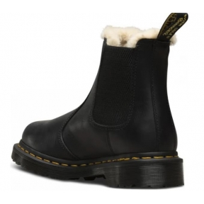Ботинки Dr.Martens Chelsea Leonore Черные с мехом